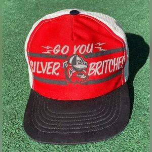 VTG 80’s University Of Georgia Bulldogs “Go You Silver Britches” UGA Trucker Hat